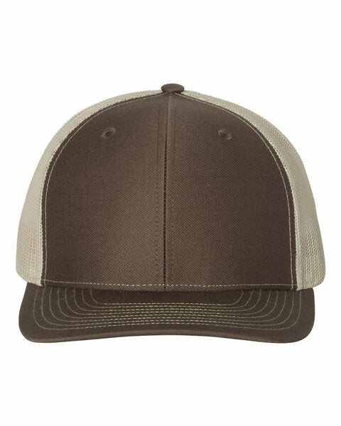 Richardson 112 Snapback Custom Upside Down Text  Hat