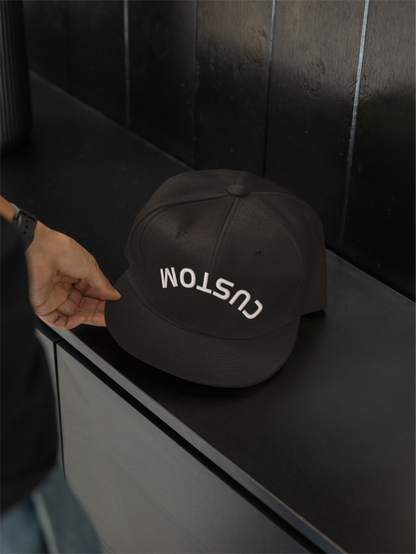 Yupoong Y6007 Adult 55-Panel Custom Upside Down Text  Hat