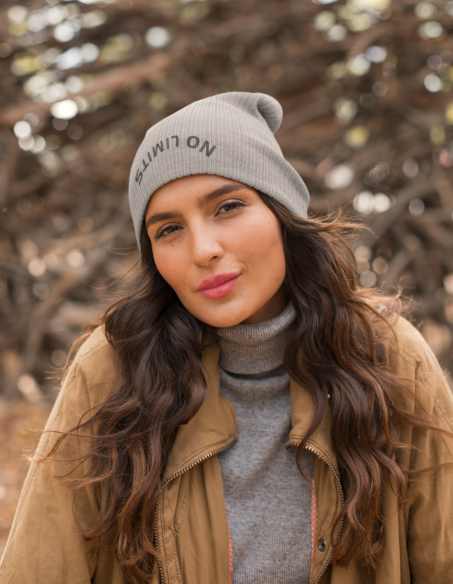 Custom Port & Company Upside Down Text  Beanie