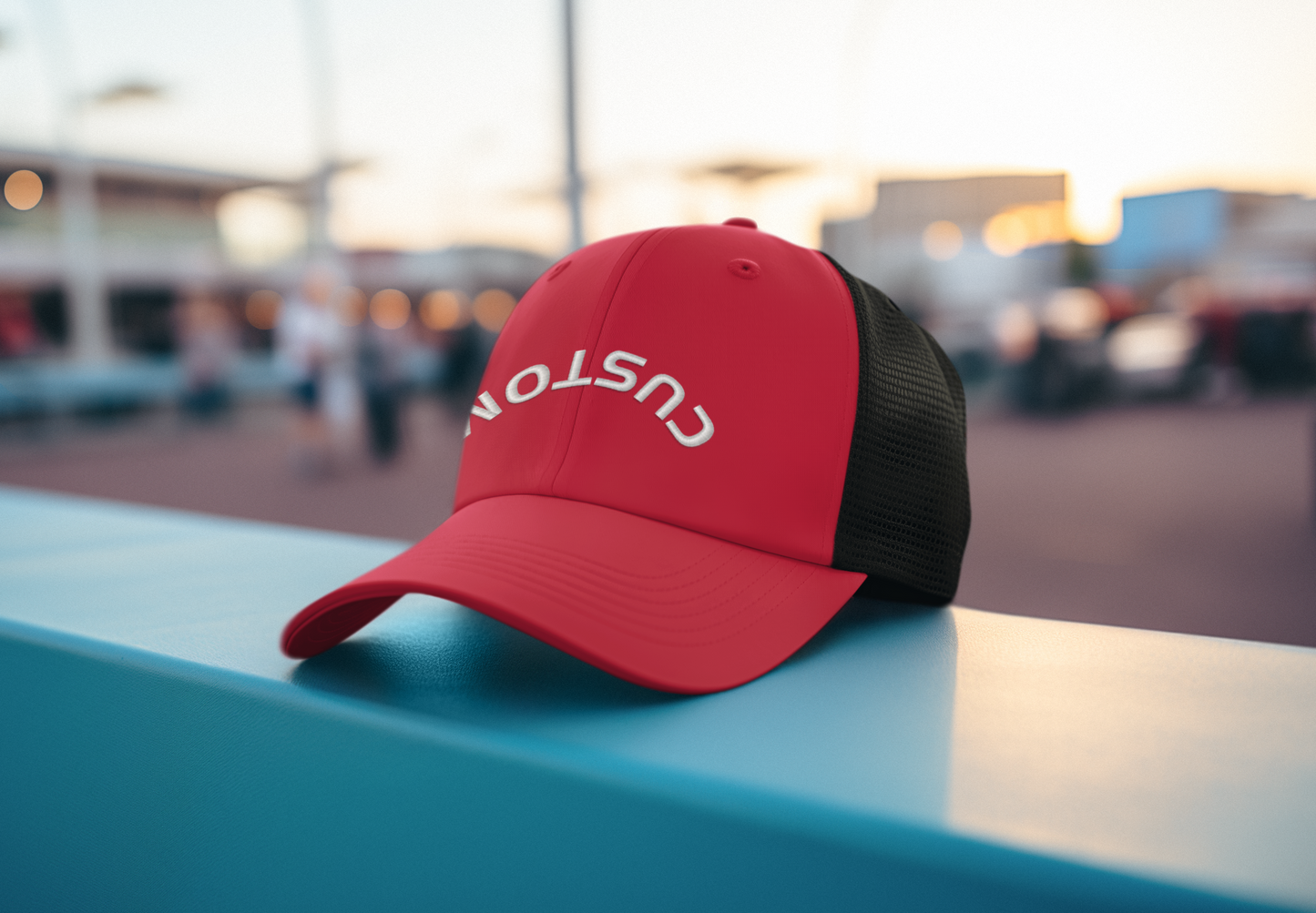 Richardson 112 Snapback Custom Upside Down Text  Hat